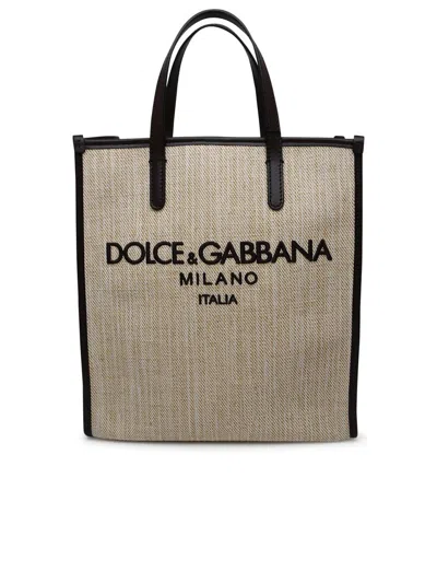 Dolce & Gabbana Beige Fabric Bag