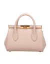 Dolce & Gabbana Beige Leather Marlene Handbag In Neutrals