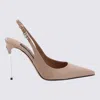 DOLCE & GABBANA DOLCE & GABBANA BEIGE LEATHER PUMPS