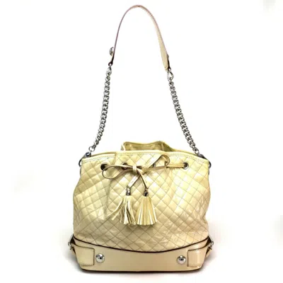 Pre-owned Dolce & Gabbana Beige Leather Shoulder Bag ()