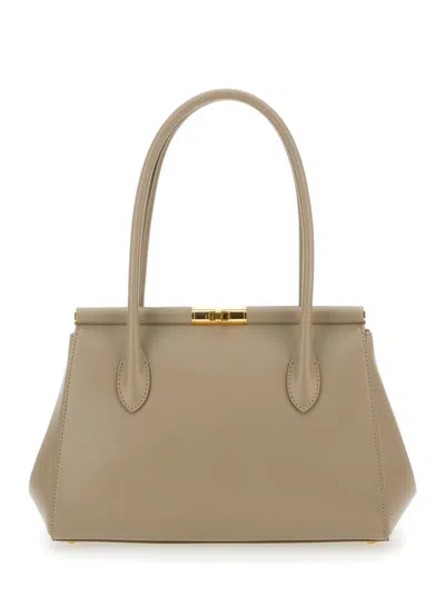 Dolce & Gabbana Beige Marlene Satchel Bag