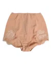 Dolce & Gabbana Beige Silk Stretch High Waist Girdle Underwear In Neutral