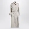 Dolce & Gabbana Beige Trench In Cotton Drill