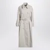 Dolce & Gabbana Beige Trench In Cotton Drill