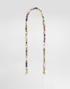 Dolce & Gabbana Bejeweled Chain Strap In Print