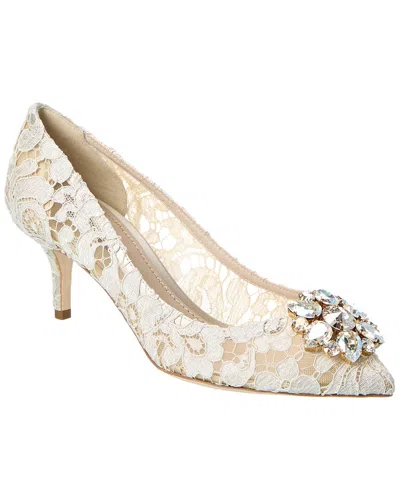 DOLCE & GABBANA DOLCE & GABBANA BELLUCCI 60 EMBELLISHED TAORMINA LACE PUMP