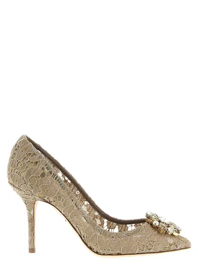 Dolce & Gabbana Bellucci Pumps - Rainbow Collection In Gold