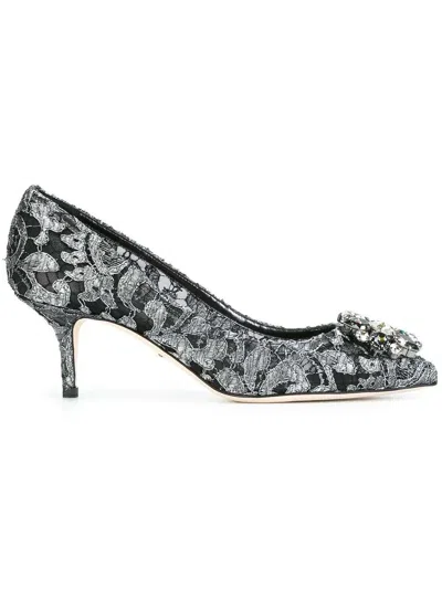 Dolce & Gabbana Bellucci Pumps In Silver