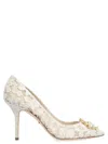 Dolce & Gabbana Canvas And Suede Sneakers In White