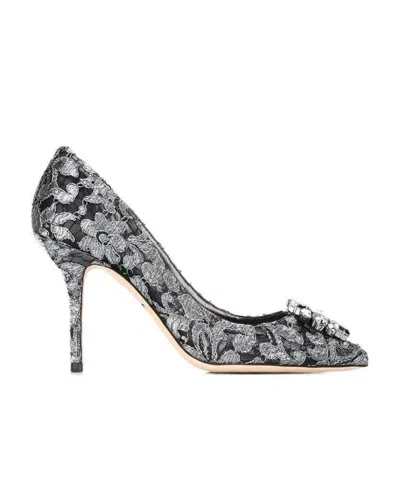 DOLCE & GABBANA DOLCE  GABBANA BELLUCCI LACE PUMPS