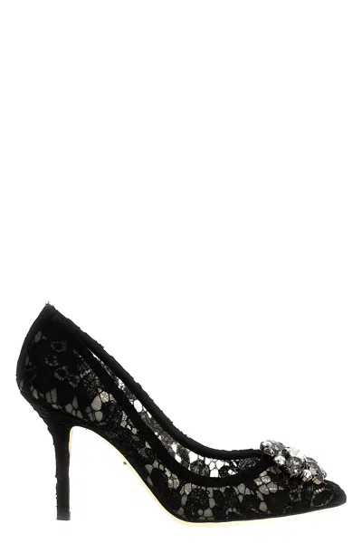 DOLCE & GABBANA DOLCE & GABBANA 'BELLUCCIÂ€™ LACE PUMPS
