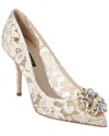 Dolce & Gabbana Canvas And Suede Sneakers In White