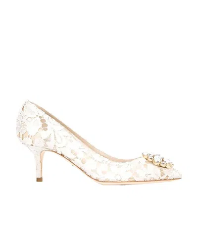 DOLCE & GABBANA DOLCE  GABBANA BELLUCCI TAORMINA LACE PUMPS