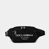 Dolce & Gabbana Belt Bag -  - Black - Nylon In Black