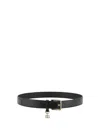 Dolce & Gabbana Black Leather Belt In Black