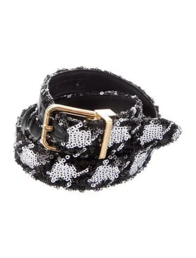 Pre-owned Dolce & Gabbana Belt In Black