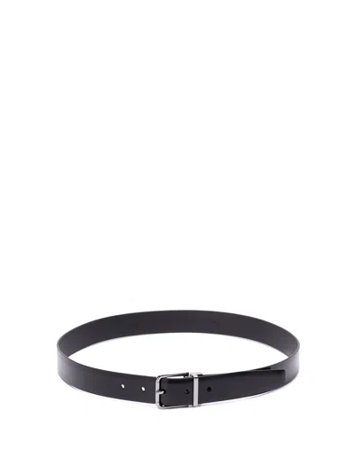 DOLCE & GABBANA BRUSHED CALFSKIN BELT