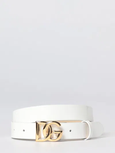 Dolce & Gabbana Belt Kids  In White