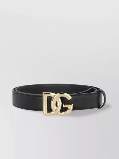 DOLCE & GABBANA BELT LEATHER DG BUCKLE