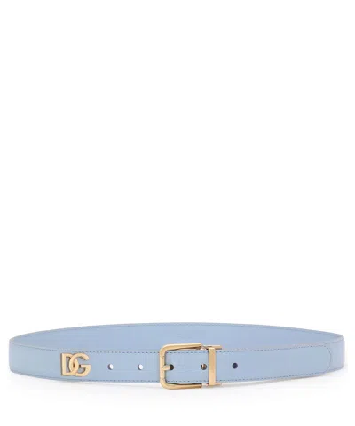 Dolce & Gabbana Belt In Lightblue