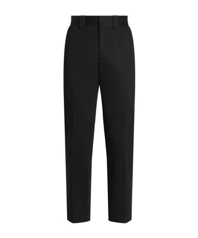 Dolce & Gabbana Belt Loop Casual Pants In Black