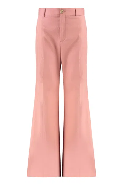 Dolce & Gabbana Belt Loop Casual Pants In Pink