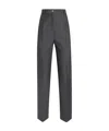 Dolce & Gabbana Pressed Crease Straight Leg Trousers In Black