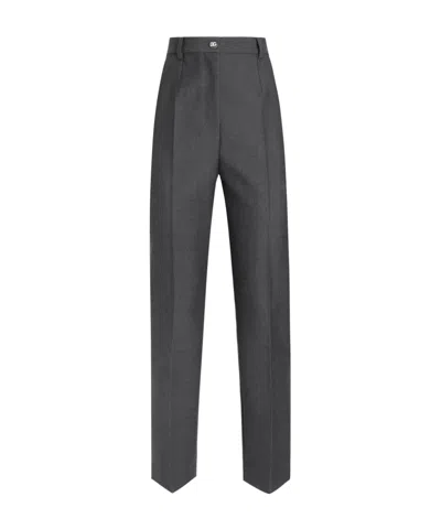 DOLCE & GABBANA DOLCE  GABBANA PRESSED CREASE CROPPED TROUSERS