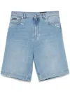 Dolce & Gabbana Belt-loop Denim Shorts In Blue
