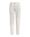 Dolce & Gabbana Belt Loop Denim Trousers In White