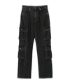 Dolce & Gabbana Cargo Trousers Featuring Wide Leg And Pockets In Black