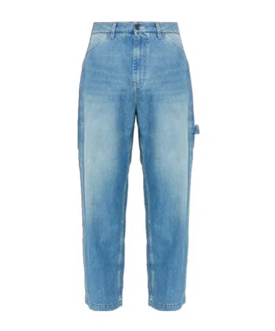 Dolce & Gabbana Belt Loop Jeans In Blue