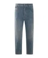 Dolce & Gabbana Blue Cotton Denim Jeans In Blue