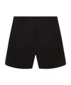 Dolce & Gabbana Tailored Shorts With Pleats In Black