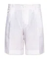 Dolce & Gabbana Belt Loop Shorts In White