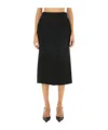 Dolce & Gabbana Gabardine Virgin-wool Midi Skirt In Black