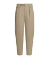 Dolce & Gabbana Belt Loops Slacks In Sand