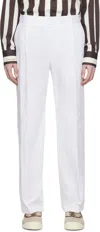 Dolce & Gabbana Belt Loops Slacks In White