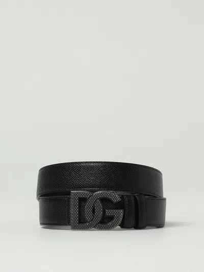 Dolce & Gabbana Belt Men  In Black