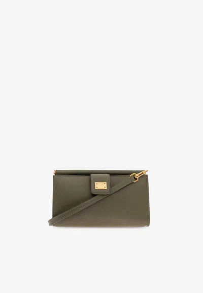 Dolce & Gabbana Belt Phone Case In Green
