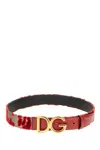 Dolce & Gabbana Belt In Red Gold