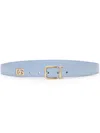 Dolce & Gabbana Belt With Application In Blue