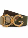 Dolce & Gabbana Belt With Buckle In Multicolour
