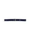 Dolce & Gabbana Logo-print Buckled Belt In Blue