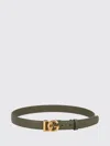Dolce & Gabbana Elegant Premium Leather Belt For Women In Green