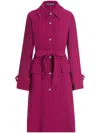 Dolce & Gabbana Belted Coat In Purple