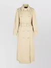 Dolce & Gabbana 'over' Beige Polyester Blend Trench Coat