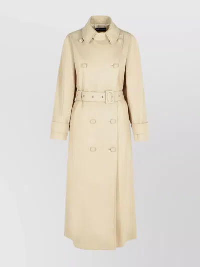 DOLCE & GABBANA 'BELTED' POLYESTER BLEND TRENCH COAT