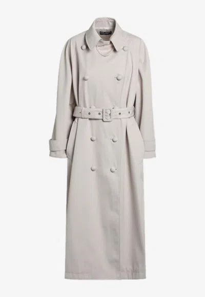 DOLCE & GABBANA BELTED TRENCH COAT