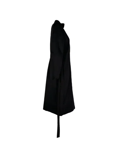Pre-owned Dolce & Gabbana Belted Trench Coat In Black